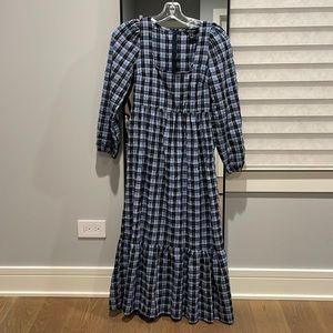 Midi plaid dress